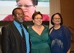 Farewell photos with colleagues from the Ministry of Science and Technology with Minister Rupert Griffith (left) and Ms. Ingrid Seerattan, Permanent Secretary at the Ministry of Science and Technology (right).