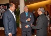 Dr. The Hon, Tim Gopeesingh, Minister of Education, and Prof. Prakash Persad, Chairman of NIHERST share a moment with Mr. Nazimool Mohammed, special adviser to Dr. The Hon. Rupert Griffith, Minister of Science and Technology, and of Sport.